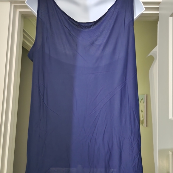 Tara Grinna Tankini with custom made cover 44D Halter Top Size 18 Bottoms Navy - Picture 10 of 13